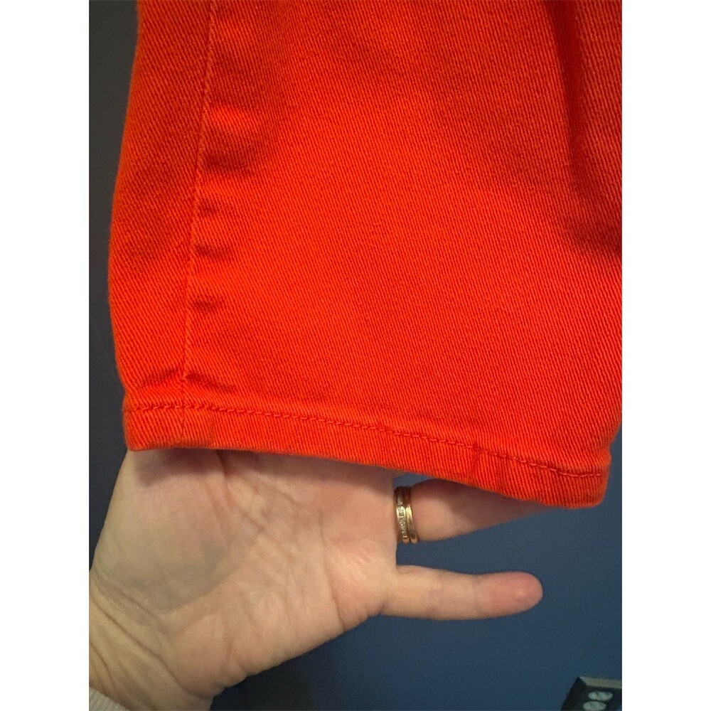 Lauren Jeans Co Ralph Lauren Jeans Womens Size 6 Orange Cropped Slim 23 - Picture 5 of 10